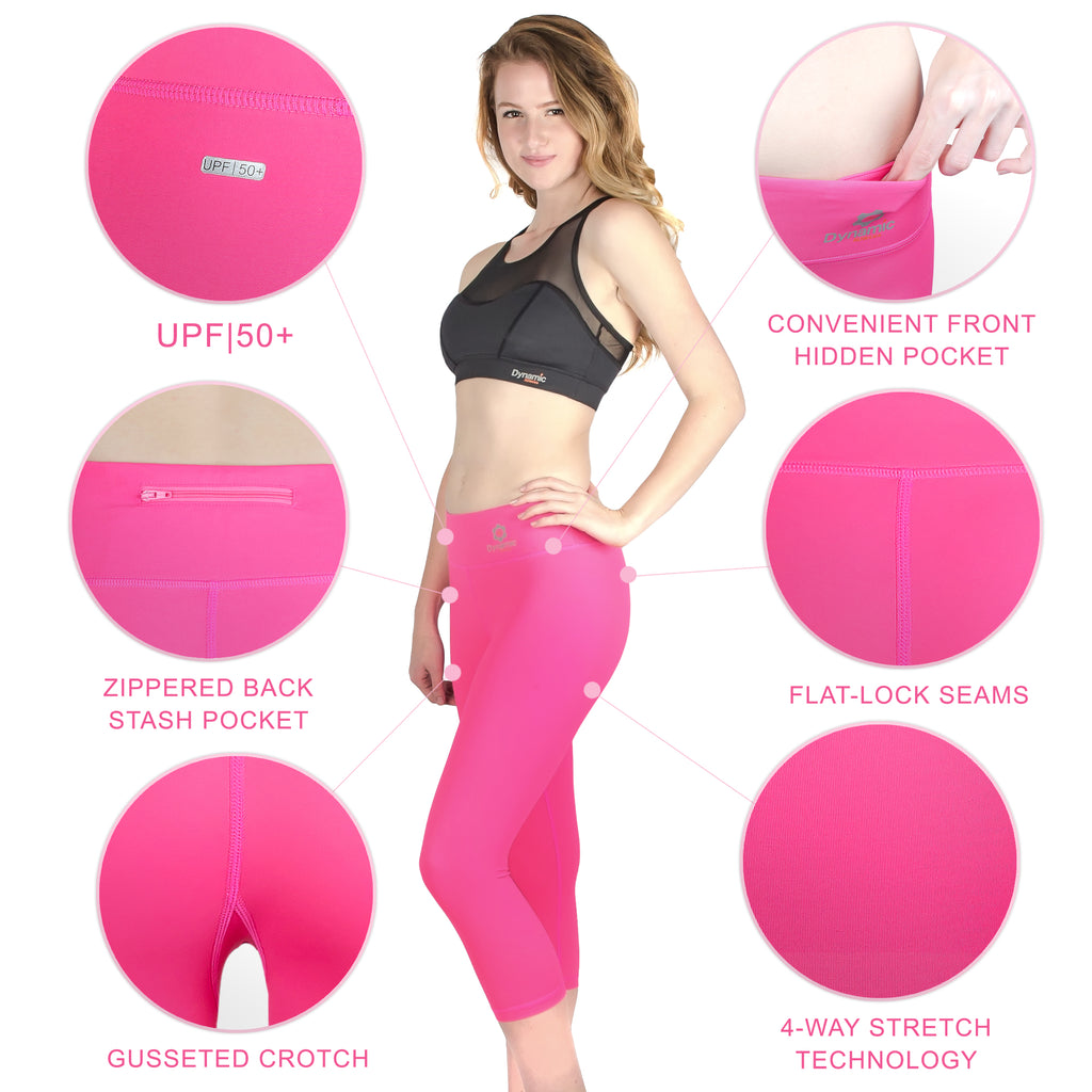 WOMENS COMPRESSION CAPRI PANTS - dynamicathletica