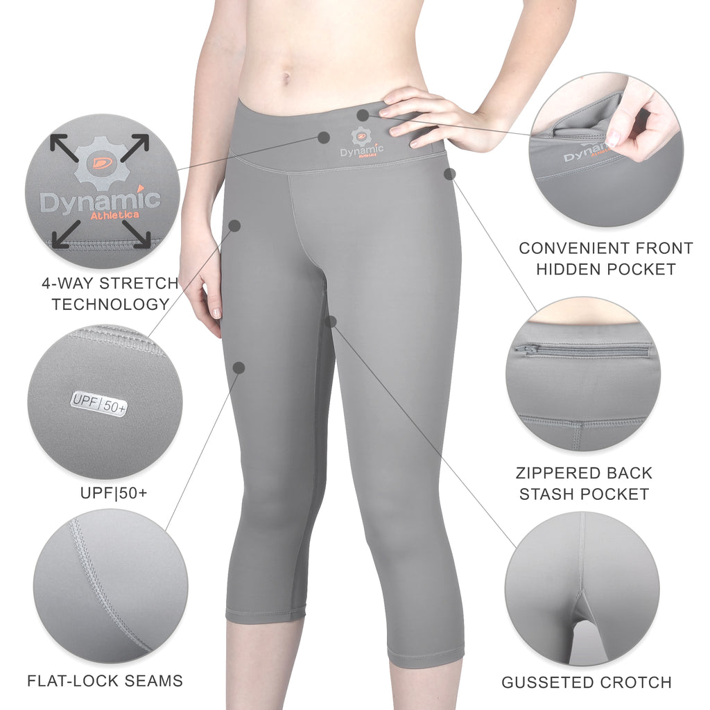 WOMENS COMPRESSION CAPRI PANTS - dynamicathletica