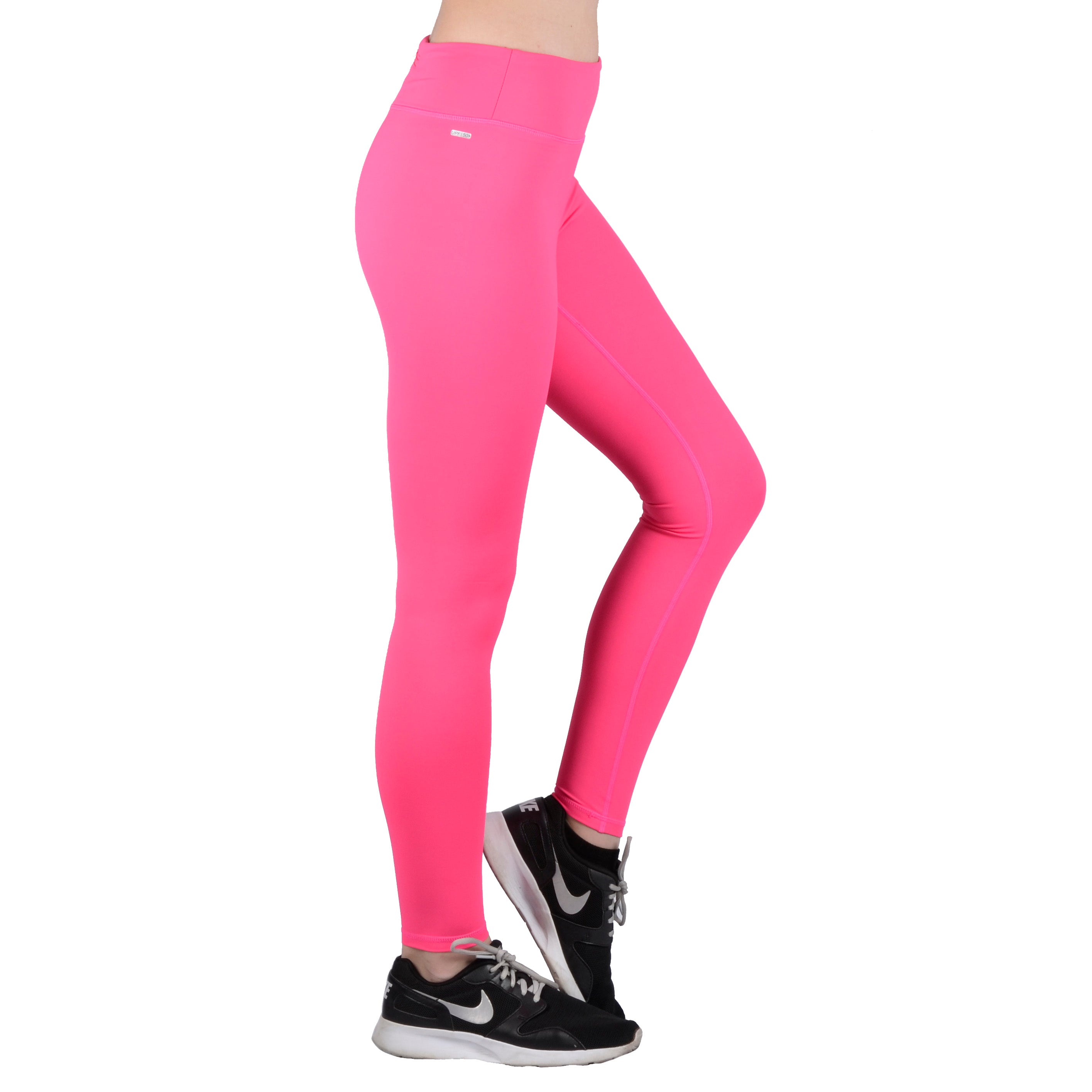 Lined Wine Compression Leggings, Workout Wear For Women